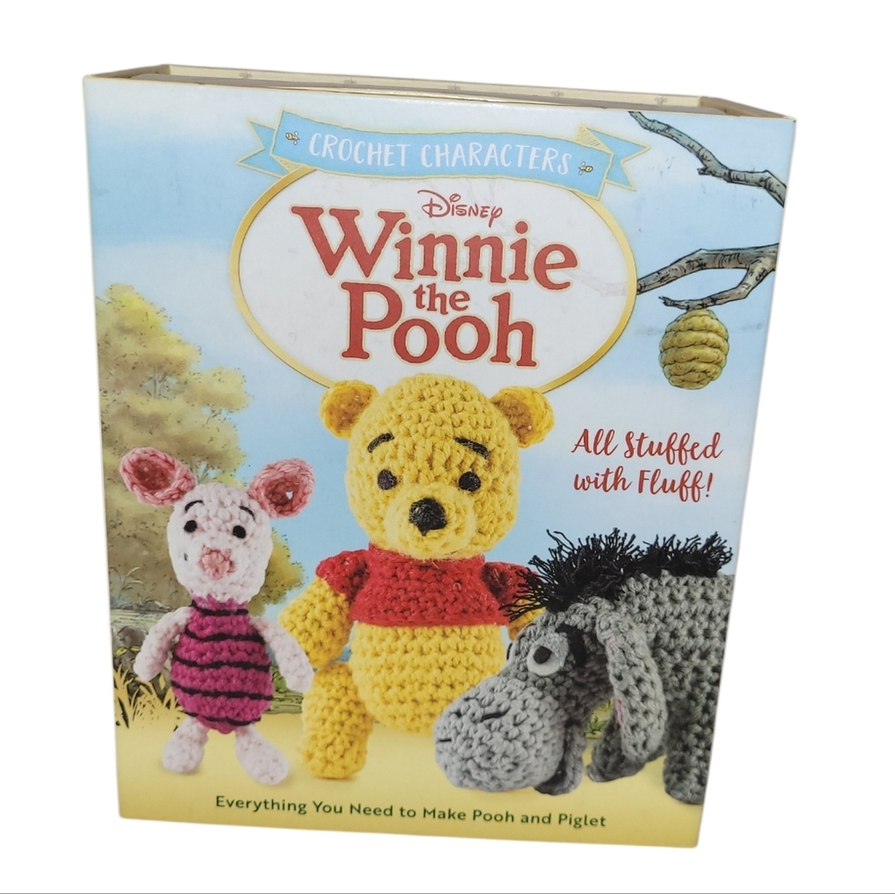 DISNEY Winnie The Pooh Crochet Characters Complete Kit Pooh Piglet